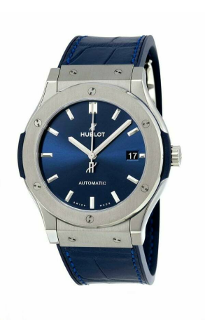 Часы Hublot Classic Fusion Blue Titanium 511.NX.7170.LR (8006)