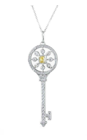 Ювелирное украшение  Tiffany Keys round Kaleidoscope Key Pendant (7943)