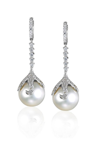 Ювелирное украшение  Antonini Gioielli White Gold Pearl Earrings (10229)
