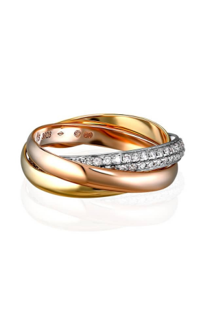 Ювелирное украшение  Cartier Trinity de Cartier Small Model Ring B4086000 (10381)