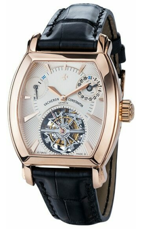 Часы Vacheron Constantin Malte Tonneau Tourbillon - Pink Gold - Full Set 30066/000R8816 (9837)