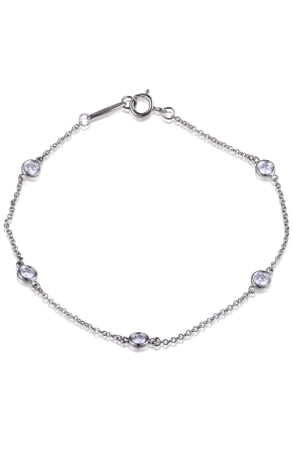 Ювелирное украшение  Tiffany & Co Elsa Peretti Diamonds by the Yard Bracelet (10790)