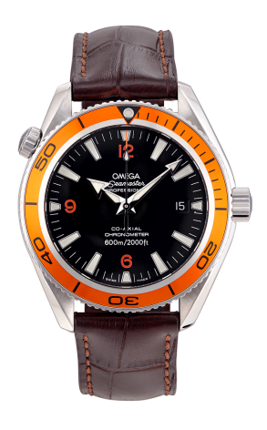 Часы Omega Seamaster Planet Ocean Orange Спецакция!!! СПЕЦцена до 23.12.2017г. 2909.50.91 (10698)