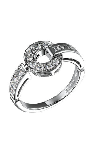 Ювелирное украшение  Bvlgari White Gold Ring with pave diamonds AN854619 (11109)