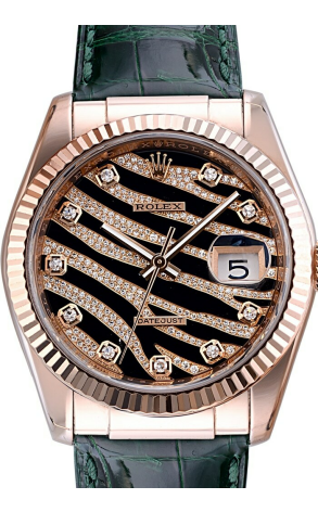 Часы Rolex DateJust Everose-Gold "Zebra" 116135 (11064) №2
