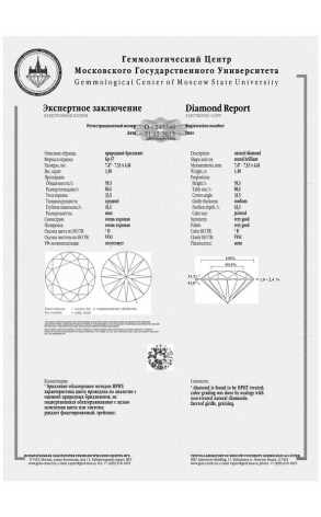 Ювелирное украшение  Кольцо с 1,50 ct (10984) №2
