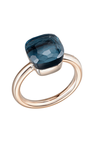 Ювелирное украшение  Pomellato Nude Ring Rose Gold London Blue Topaz A.A110/O6/TL (11802)