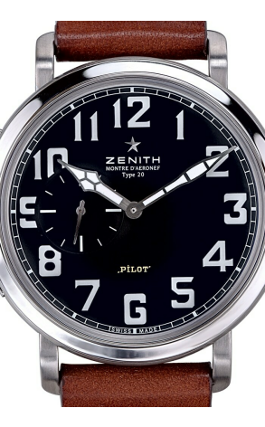 Часы Zenith Pilot Aeronef Type 20 РЕЗЕРВ 03.1930.681/21.C723 (11384) №2