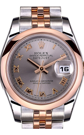 Часы Rolex Datejust 26 Rhodium Romans Dial Stainless Steel 179161 (11545) №2