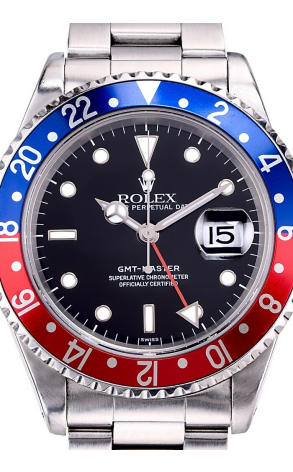 Часы Rolex GMT-Master Red Blue Pepsi 16700 (11657) №2