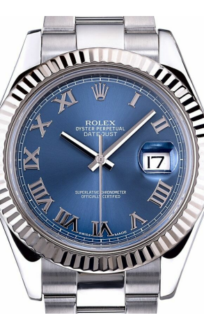 Часы Rolex Datejust II Blue Roman Dial 116334 (11784) №2