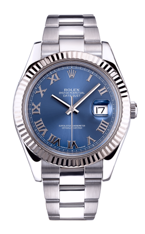 Часы Rolex Datejust II Blue Roman Dial 116334 (11784)