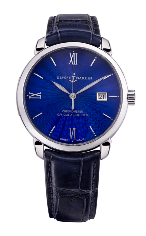 Часы Ulysse Nardin San Marco Classico Blue Dial 8153-111-2/E3 (11780)