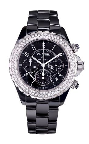Часы Chanel J12 Black Diamonds H1009 (11883)