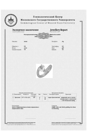 Ювелирное украшение  Кольцо с 2,02 ct (11711) №2