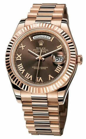 Часы Rolex Day-Date 41mm Everose Gold Chocolade РЕЗЕРВ 218235 Chocolate (11639)