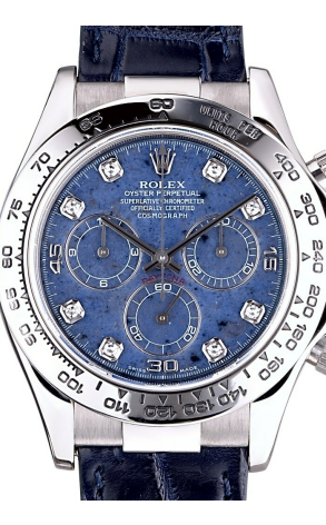 Часы Rolex Cosmograph Daytona 40 mm Sodalite Dial 18k White Gold РЕЗЕРВ 116519 (12235) №2