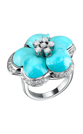 Ювелирное украшение  Gianni Lazzaro Turquoise Diamonds Ring 270-8250 (12091)