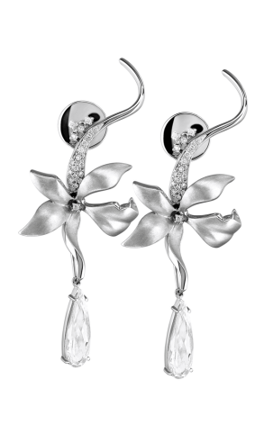 Серьги  Denoir White Gold Earrings (12139)