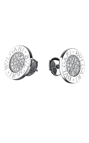 Ювелирное украшение  Bvlgari - Bvlgari Stud Earrings White Gold Diamonds OR085827 (12141)