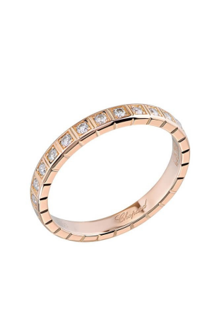 Кольцо Chopard Mini Ice Cube Rose Gold Semi Set Diamond Band 827702-5039 (12173)