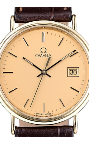 Часы Omega Seamaster Date Gelbgold Quarz 196750MZ (12165) №2