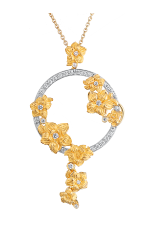 Подвеска Carrera y Carrera Emperatriz Bouquet Maxi Pendant DA13654, 030101 (4107)