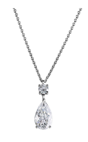 Подвеска GRAFF Platinum Pendant on Chain with 1.51 ct Pearl and Round Diamonds (12332)