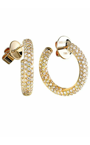Ювелирное украшение  Bellini Gioielli Yellow Gold Diamonds Earrings (12431)