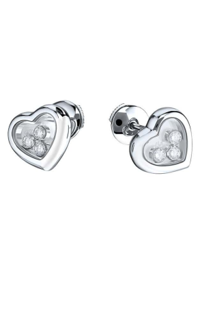 Ювелирное украшение  Chopard Happy Diamonds Heart Earrings 83/4611 (12457)