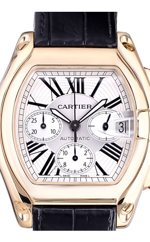 Часы Cartier Roadster Chronograph XL 18K Solid Yellow Gold РЕЗЕРВ W62021Y3 (12423) №2