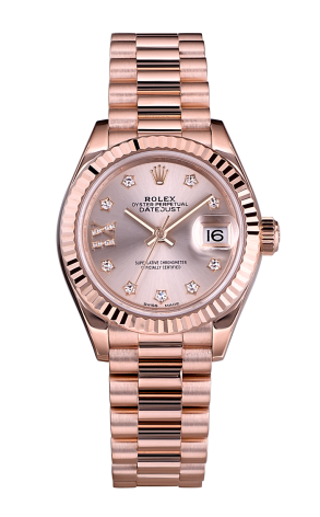 Часы Rolex Lady-Datejust 18k Rose Gold 279175 (12419)
