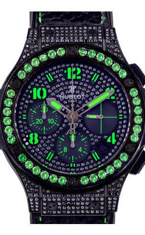 Часы Hublot Big Bang Black Fluo Diamonds Green 341.SV.9090.PR.0922 (12628) №2