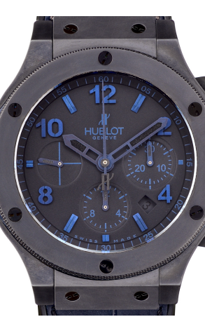 Часы Hublot Big Bang Black Ceramic All Black Blue 301.CI.1190.GR (12744) №2