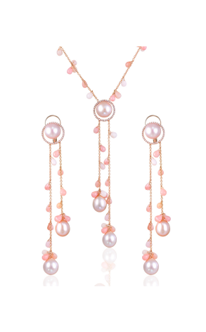 Комплект Giovanni Ferraris Color Pearl Earrings and Pendant (13144)