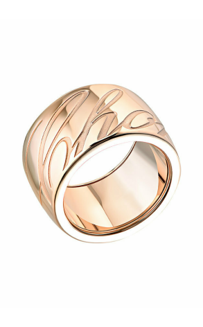 Ювелирное украшение  Chopard Chopardissimo Rose Gold Wide Band Ring 826582-5001 (12843)