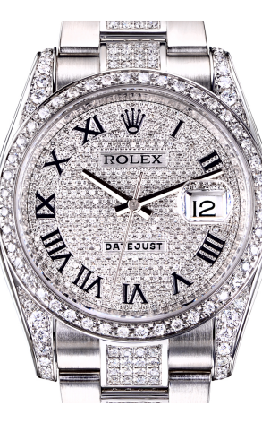 Часы Rolex Datejust 36 mm Custom Diamonds 116200 (12944) №2