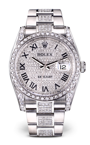 Часы Rolex Datejust 36 mm Custom Diamonds 116200 (12944)