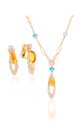 Комплект Bvlgari Elisia Necklace and Earrings (13152)