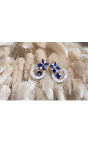 Серьги GRAFF Classic Butterfly Sapphire Earrings (13035) №2