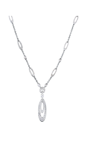 Колье Bvlgari Bulgari Elisia Large White Gold Diamonds Necklace CL854691 (13213)