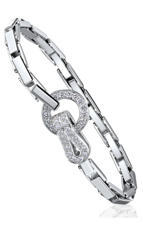 Ювелирное украшение  Cartier Agrafe White Gold Bracelet (13252)