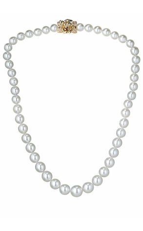 Колье Mikimoto Grace Kelly Yellow Gold Rose Necklace (13495)