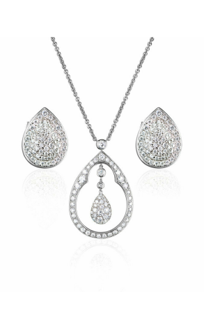 Комплект Piaget Limelight Embroidery Motif Collection Pendant and Earrings (13293)