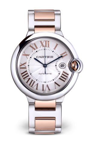 Часы Cartier Ballon bleu Pink gold and steel 3765 (13664)