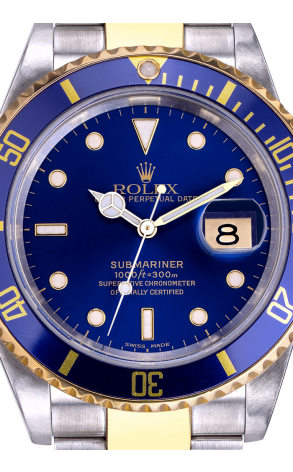 Часы Rolex Submariner Blue 16613 (8150) №2