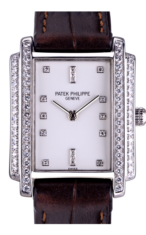 Часы Patek Philippe Gondolo 18k White Gold Diamond Ladies Watch 4825/100 "СпецАкция" до 1-го мая 4825/100 (13746) №2