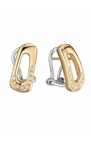 Серьги Antonini Gioielli Yellow Gold Diamonds Earrings (13728)
