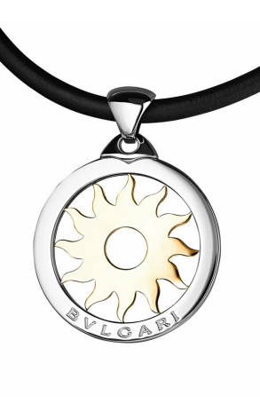 Подвеска Bvlgari Tondo Steel Yellow Gold Sun Pendant (13538)