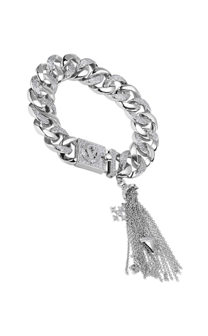 Браслет Loree Rodkin Pave Link Tassel ID Bracelet SOB-00326-804 (14383)